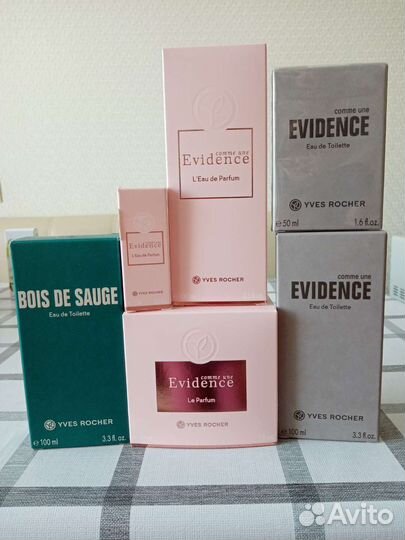 Парфюмерные воды Ив Роше