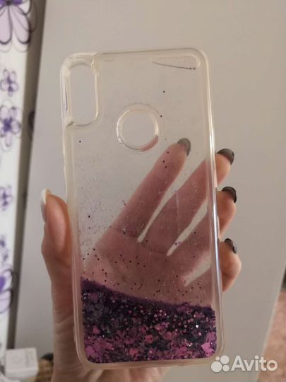 Чехол на хонор 8А с блёстками
