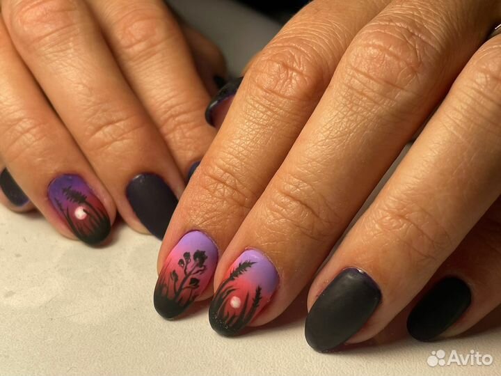 Маникюр гель лак