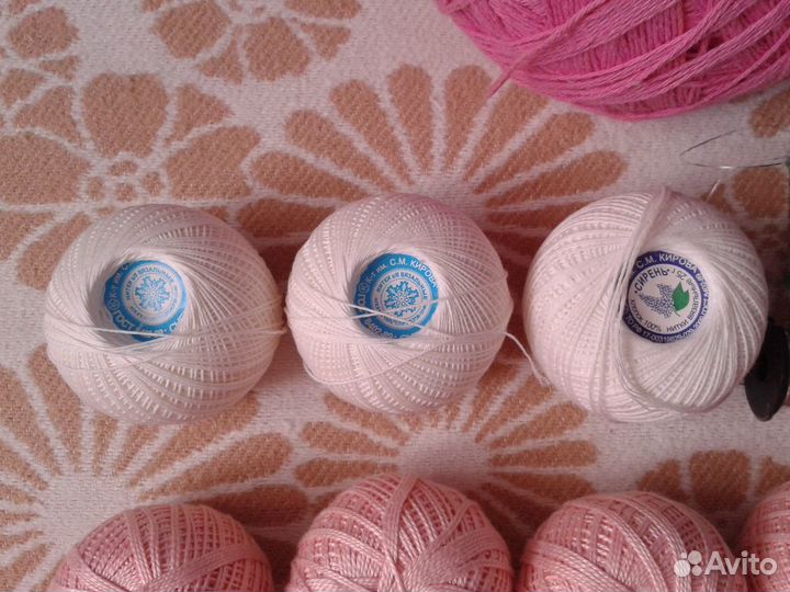 Пряжа, нитки, люрекс СССР