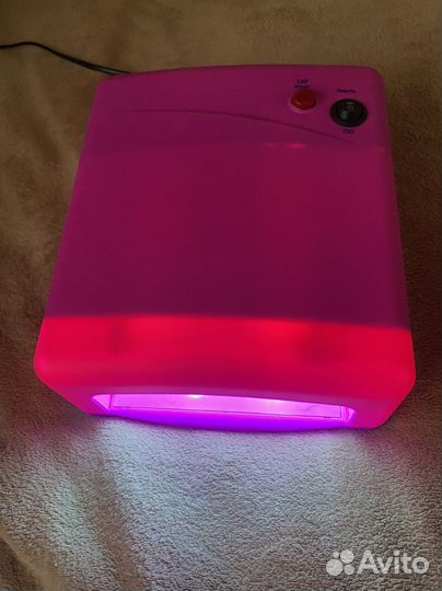 Лампа для маникюра led 36w + ванночка набор