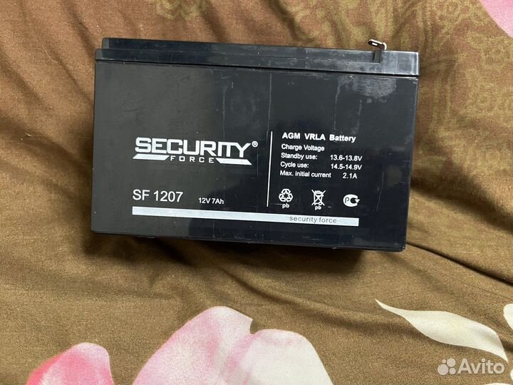 Батареи для ибп Security Force SF 1207