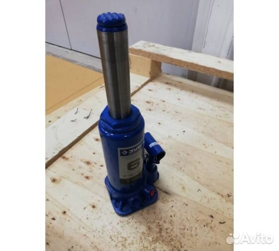 Бутылочный домкрат зубр 6т, 215-415 мм, в кейсе