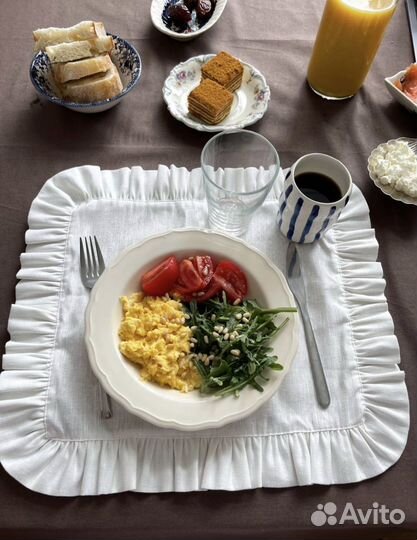 Плейсмат с рюшами оборками воланами