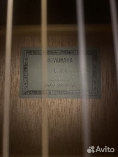 Гитара yamaha c40