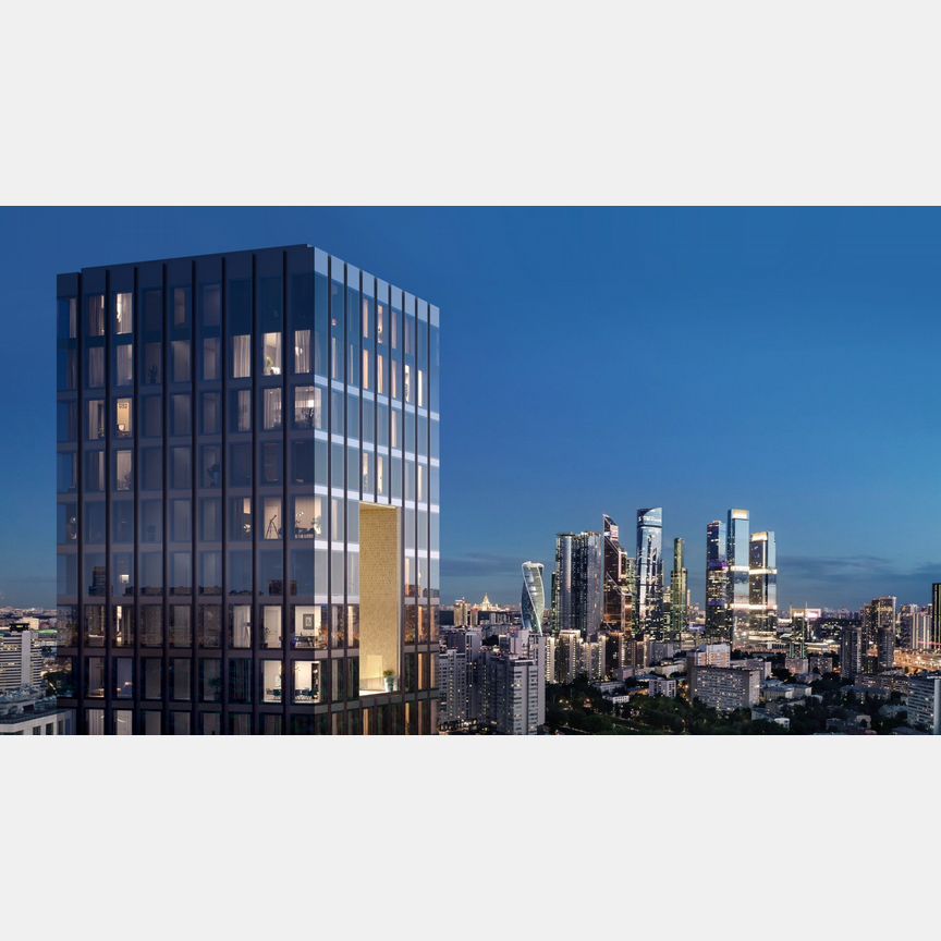 2-к. квартира, 128,4 м², 22/22 эт.