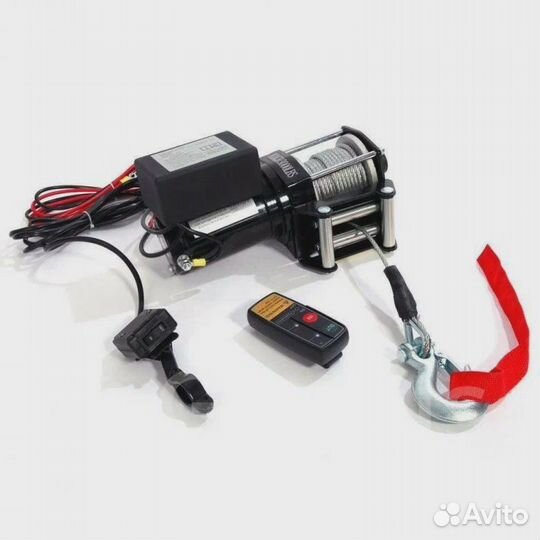 Лебедка электрическая 12V PRO&TOP 3000lbs / 1361 к