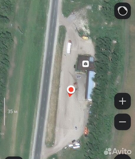 Гостиница, кафе, стоянка