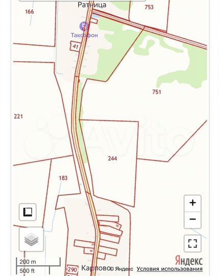 Участок 8 га (СНТ, ДНП)