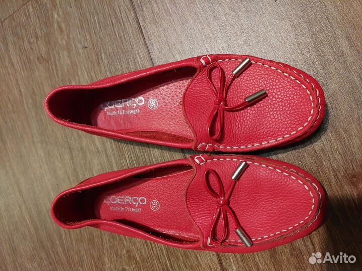 Мокасины кожа 36