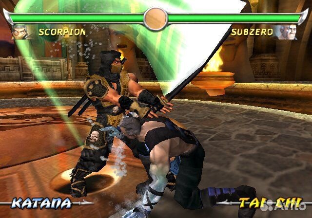 Mortal Kombat Deadly Alliance, б/у, множ.царап., б