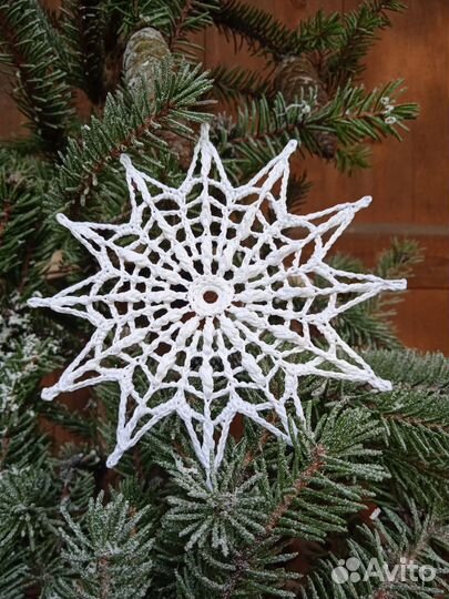 Снежинка новогодний декор