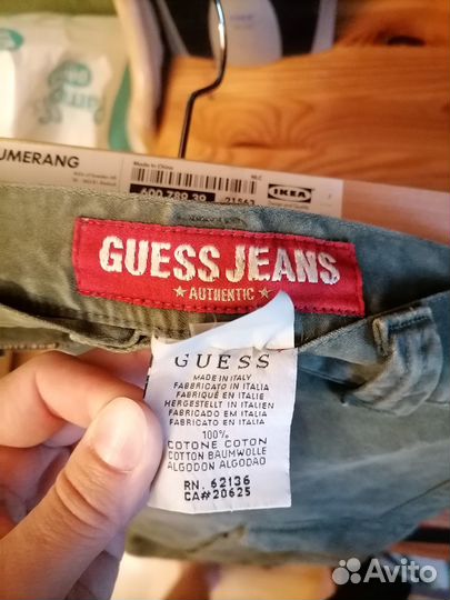 Женская юбка джинсовая Guess Италия Хаки