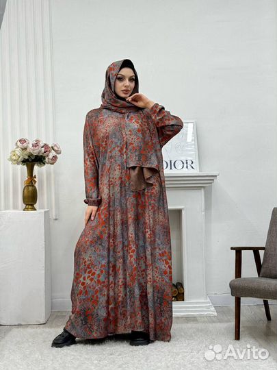 Намазное платье купра