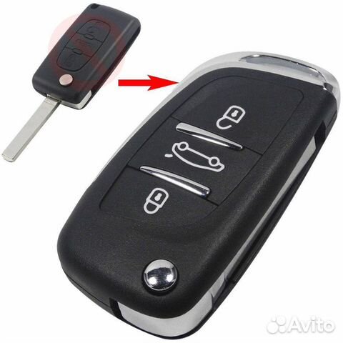 Ключ Пежо 307 вместо штатного