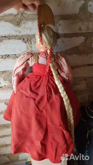 Кукла грелка баба на чайник СССР