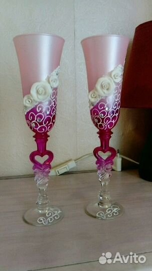 Казна, стаканы, свеча