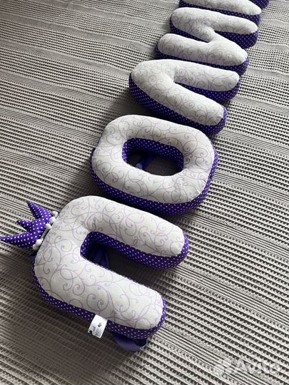 Буквы подушки