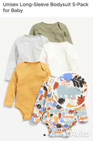 Боди с длинным рукавом 74