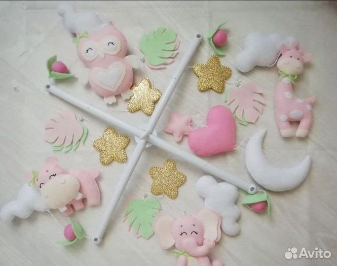 Мобиль из фетра