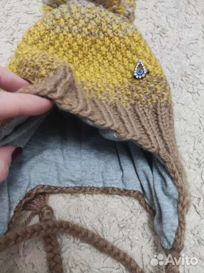 Шапка на девочку ог 50-52
