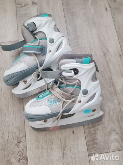 Коньки раздвижные 34-37