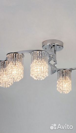 Люстра освещение бу