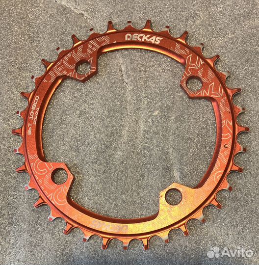 Передняя звезда Narrow Wide 36T Deckas+цепь KMC