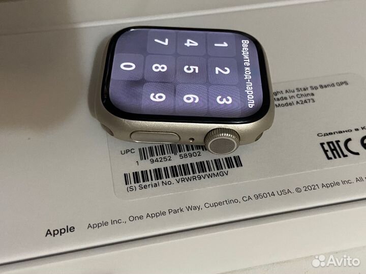 Часы apple watch 7 41 mm