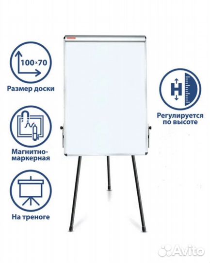 Доска флипчарт магнитно маркерная
