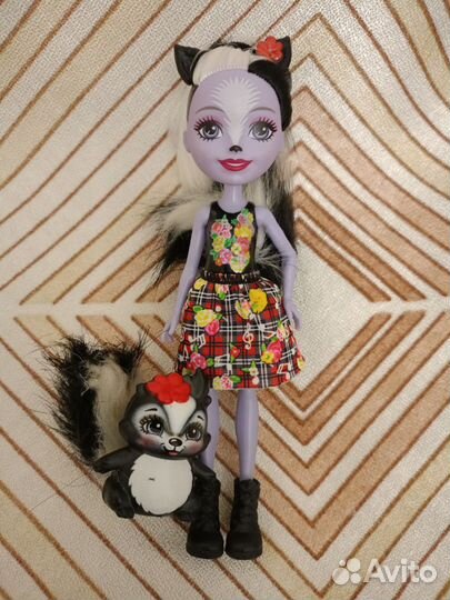 Куклы энчантималс Павлин Лемур Скунс