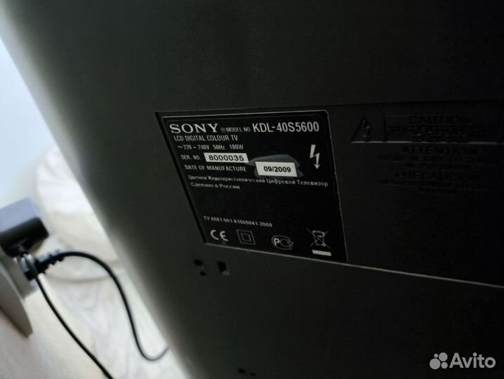 Телевизор ЖК sony KDL40 SMART tv