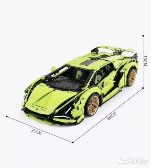 Technic Lamborghini Sin на пульте управления