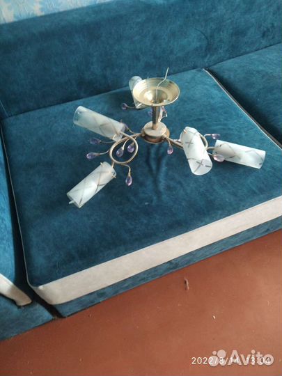 Люстра потолочная бу