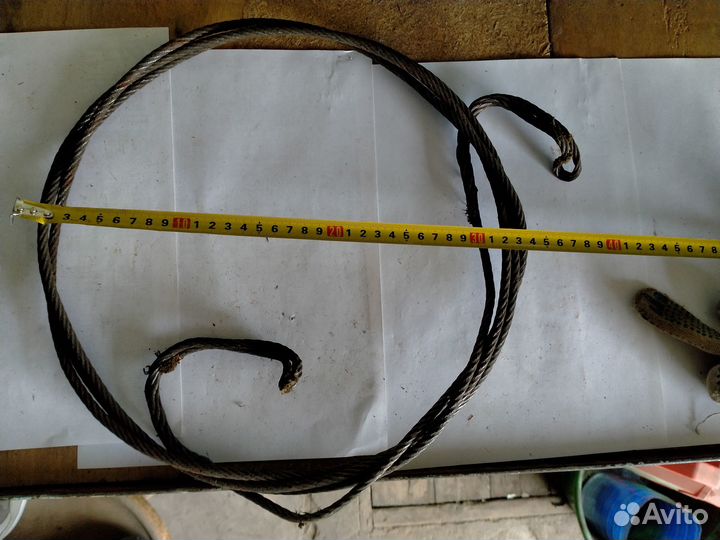 Трос буксировочный металлический СССР