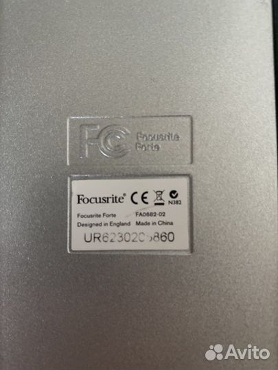Внешняя звуковая карта Focusrite Forte