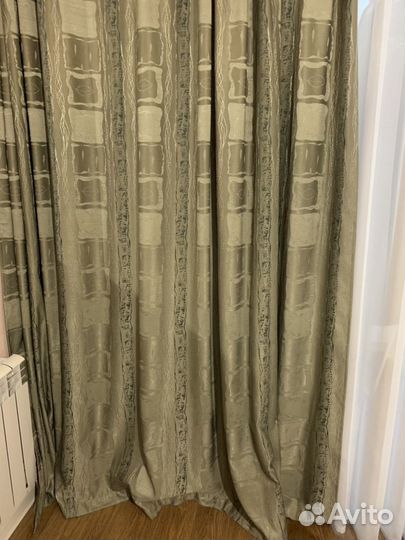 Комплект штор с тюлем