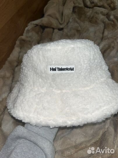 Панама белая с надписью