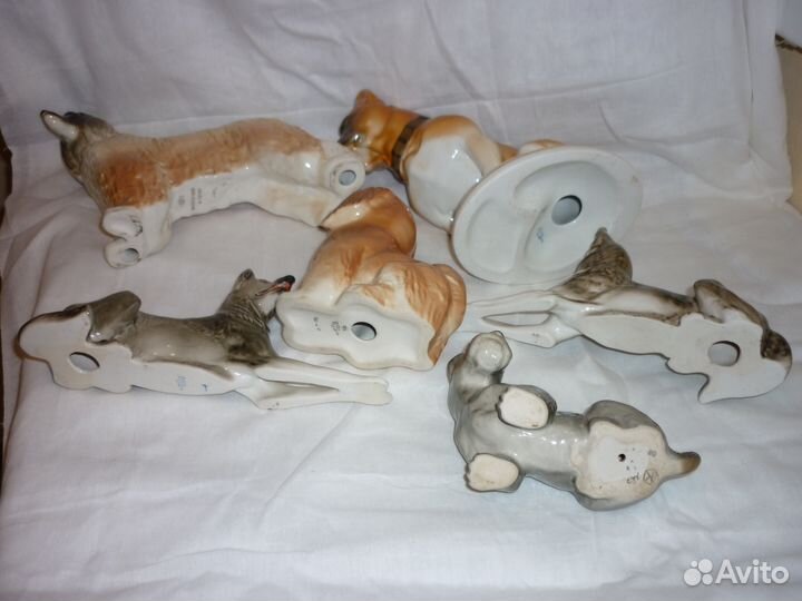 Статуэтка собака боксер пекинес борзая овчарка лфз