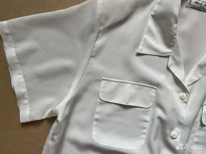 Шелковая блуза винтаж 90х