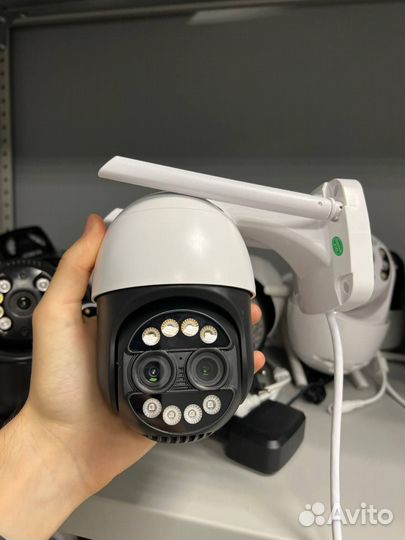 Видит номера камера уличная WiFi с зумом 8х (Арт.4