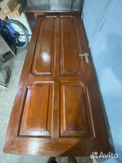 Дверь входная деревянная 220х90x4