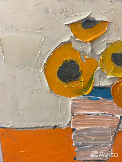 Картина маслом на холсте цветы