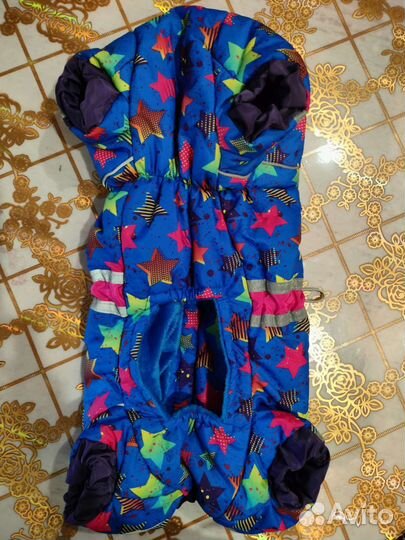 Комбинезон для маленькой собаки зима