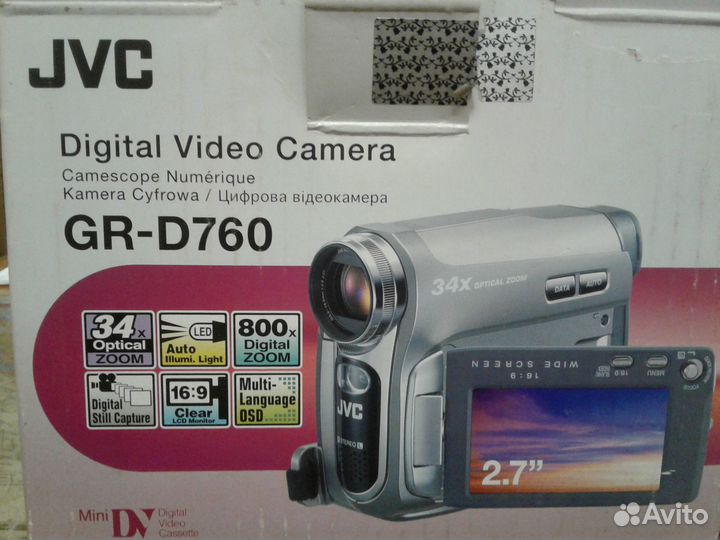 Видеокамера JVS mini dv