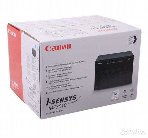 Мфу лазерное Canon i-sensys MF3010
