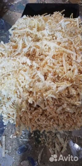 Опилки стружка в мешках