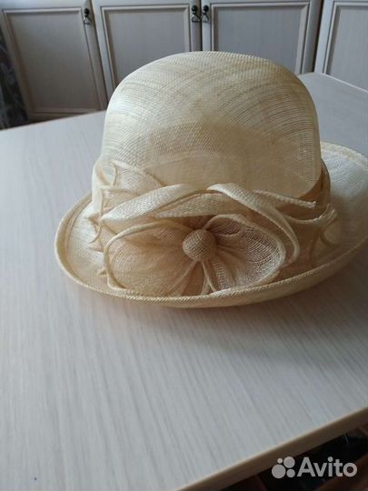 Шляпка из соломки