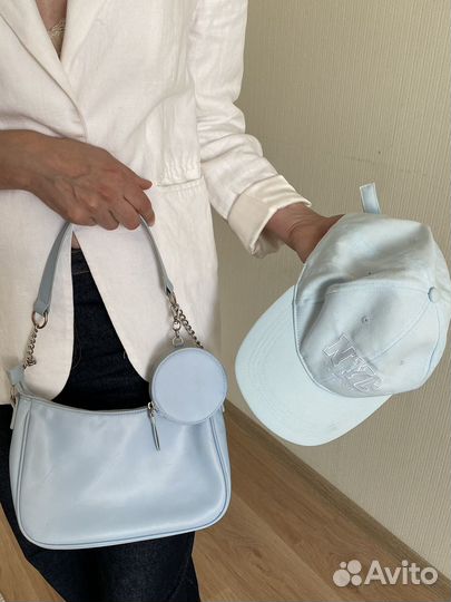 Комплект: кепка Bershka + Сумка H&M