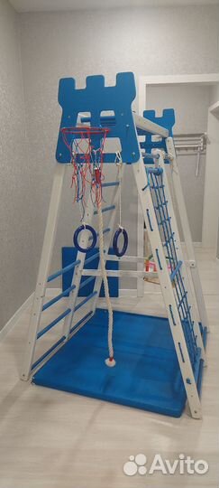 Детский спортивный комплекс деревянный